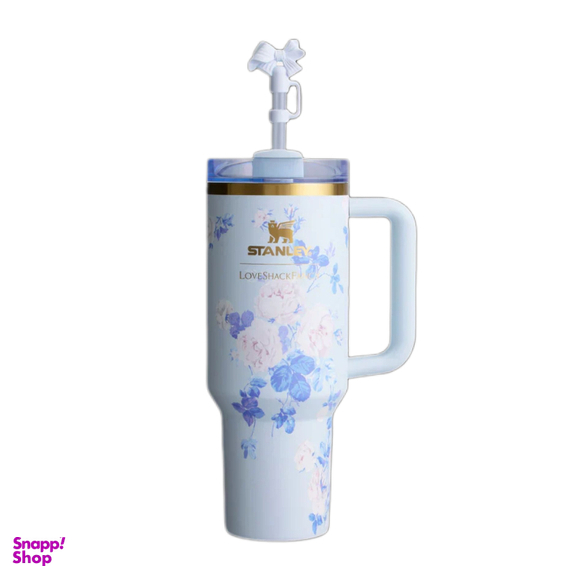 تراول ماگ استنلی مدل tumbler آبی جعبه کادویی ظرفیت 1180 میلی لیتر