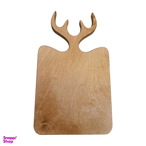 تخته سرو مدل چوبی طرح گوزن مجموعه 3 عددی