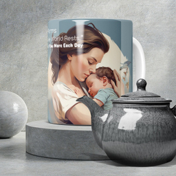 ماگ لاژید مدل مادر و کودک کد 005