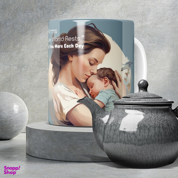 ماگ لاژید مدل مادر و کودک کد 005