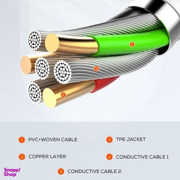 کابل تبدیل USB به microUSB کینگ استار مدل K42A طول 1 متر