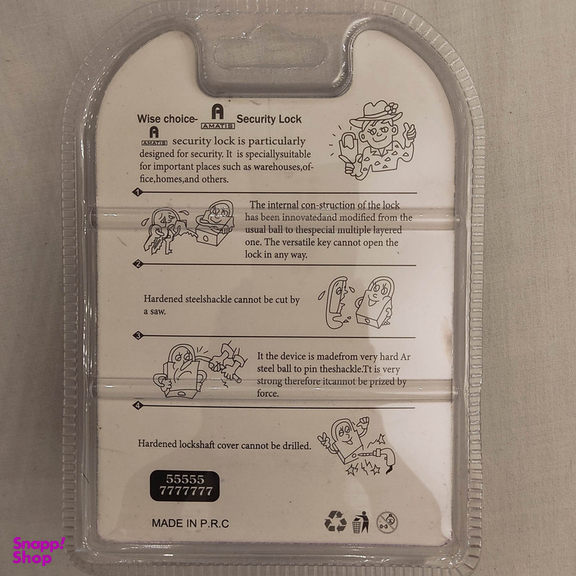 قفل آویز آماتیس کد 60MM