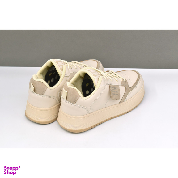 کفش روزمره زنانه پویان گام پیام مدل مولین کد 11959 رنگ کرم