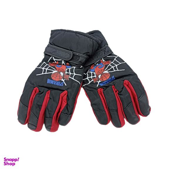 دستکش پسرانه مدل Black spider man کد SP_3