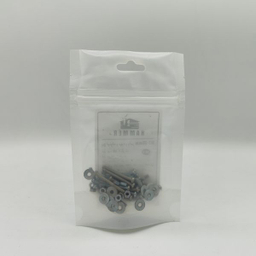 پیچ و مهره و واشر هامر مدل استوانه کد M3-25mm بسته 75 عددی