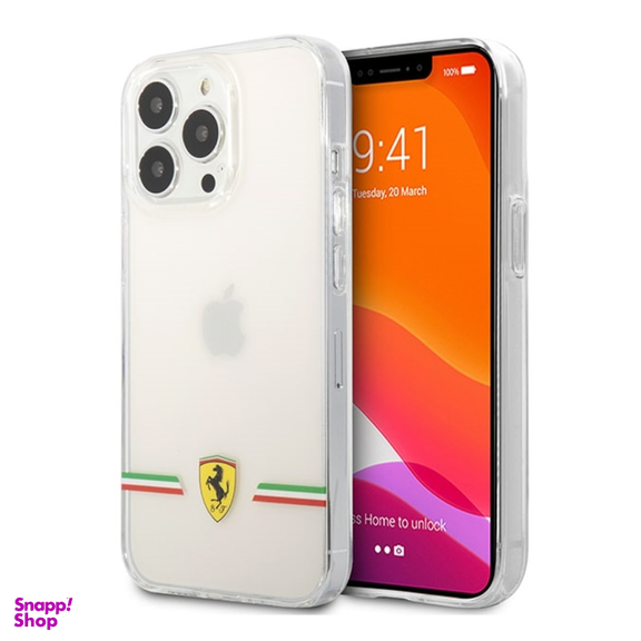 قاب موبایل سی جی مدل Ferrari Hard Case طرح فراری مناسب iPhone 13 Pro