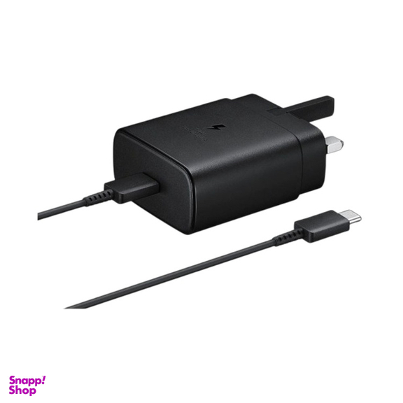 شارژر دیواری 45 وات سامسونگ مدل 3 پین Ep-T4510 به همراه کابل Type-C طول 1.8 متر