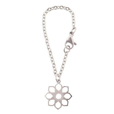 آویز ساعت نقره زنانه گیرا مدل گل کد G589