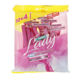 خود تراش دربی مدل Lady بسته 14 عددی