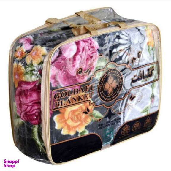 پتو گلبافت مدل برتر طرح گلدار سایز 240×۲۲۰ سانتی متر