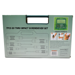 پیچ گوشتی ضربه خور جانزوی مدل D70PP07S مجموعه 7 عددی