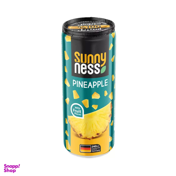نوشیدنی آناناس پالپ دار سانی نس حجم 240 میلی لیتر