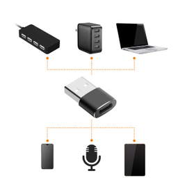مبدل Type-C به USB کامیکا مدل CVM-USBC-A