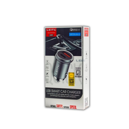 شارژر فندکی لیتو مدل LC-C17 همراه کابل لایتنینگ