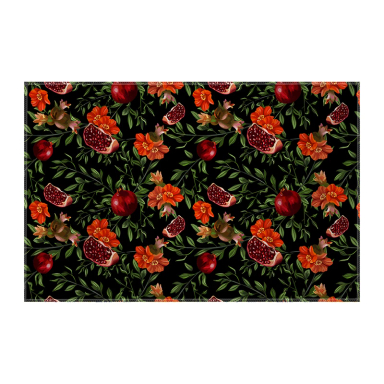 کاغذ کادو ترمه طراحان ایده مدل گل انار و انار یلدا کد CFP2100