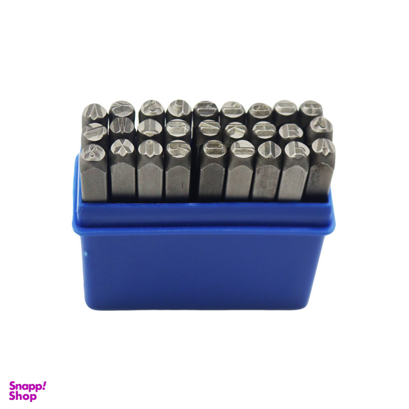 سنبه حروف تندیس مدل YP-4MM مجموعه 27 عددی