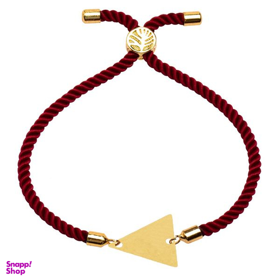 دستبند طلا 18 عیار زنانه کرابو طرح مثلث مدل kr100510