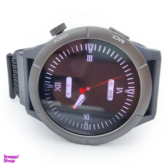 ساعت هوشمند 45 میلی متری دارک بلو مدل AmazWatch B با بند پلی استری