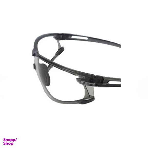 عینک ایمنی شیشه روشن استیل پرو سیفتی مدل TITANIUM ANTHRACITE
