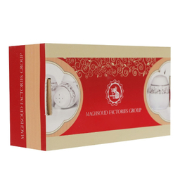 ست نمکدان مقصود مدل گلسرخی کد 986 بسته 6 عددی