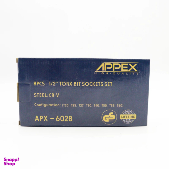آلن بکس بیت خور اپکس مدل YP-APX-6028-1/2INCH مجموعه 8 عددی