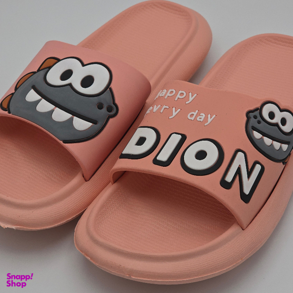 دمپایی زنانه زیتون مدل داینو کد 688