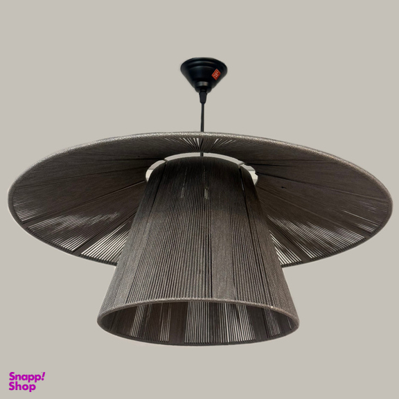 لوستر بافتنی نورهام مدل مکرومه کنفی