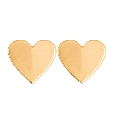 گوشواره طلا 18 عیار زنانه قیراط طرح قلب کد GH3882