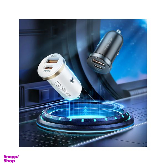 شارژر فندکی 30 وات بروفون مدل BZ22 PD+QC3.0