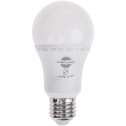 لامپ ال ای دی 12 وات پارس شهاب مدل حبابی A60 پایه E27 بسته 5 عددی