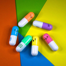 ماژیک علامت گذار مدل Pill بسته 6 عددی