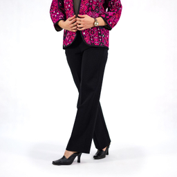 شلوار زنانه مدل نیم بگ کد 3812 رنگ مشکی