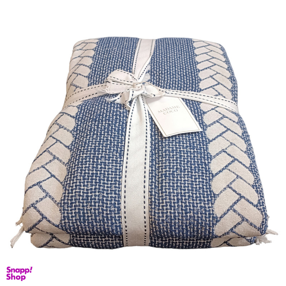 روتختی مادام کوکو مدل Ames Lacivert Yatak Ortusu دو نفره سایز 240×220 سانتی متر
