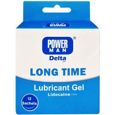 ژل بهداشتی پاور من دلتازکس مدل Long Time بسته 12 عددی