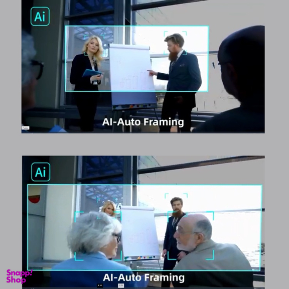 وب کم پاویفو مدل 4K AI Auto-Framing With Remote Control