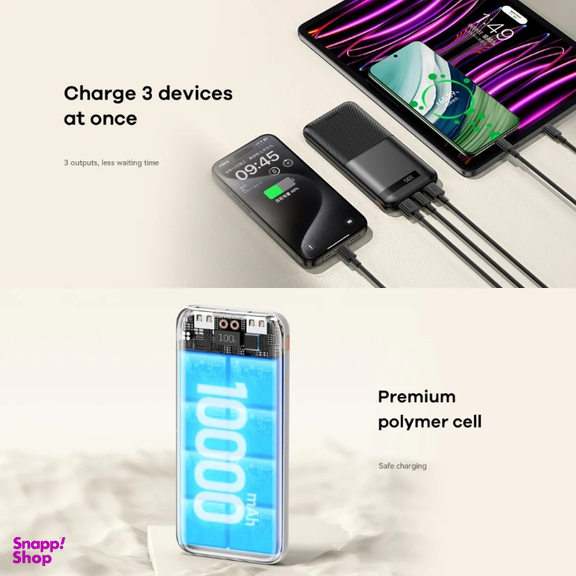 پاوربانک ریمکس مدل RPP-71 ظرفیت 10000 میلی آمپر ساعت