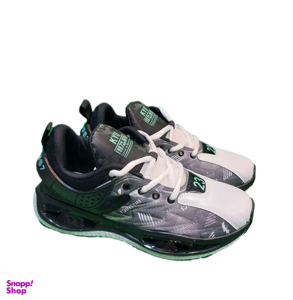 کفش ورزشی مردانه طرح جردن مدل پاپن کد 991 رنگ سفید مشکی