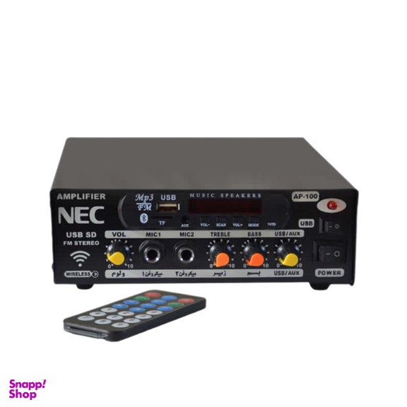 آمپلی فایر 200 وات ان ای سی AC 220V DC 12V دارای 2 خروجی