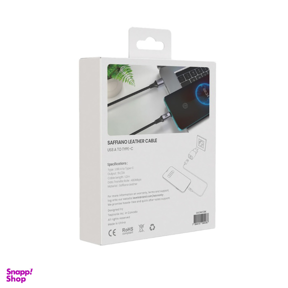 کابل تبدیل USB-A به Type-C لولو مدل LVLOACCBK طول 1 متر