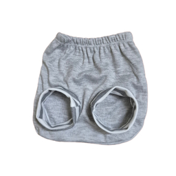 ست لباس نوزاد طرح خرس کد 135 رنگ طوسی مجموعه ۵ عددی