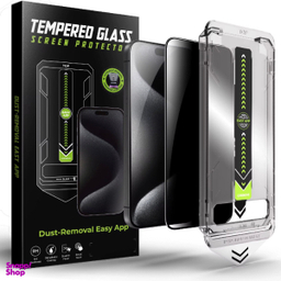 محافظ صفحه نمایش گوشی موبایل کیت نصب آسان مدل ساده مناسب اپل iPhone 15 / iPhone 16