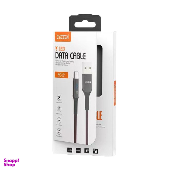 کابل تبدیل USB به لایتنینگ اِیزن مدل EC-21 Fast Charge طول 1 متر