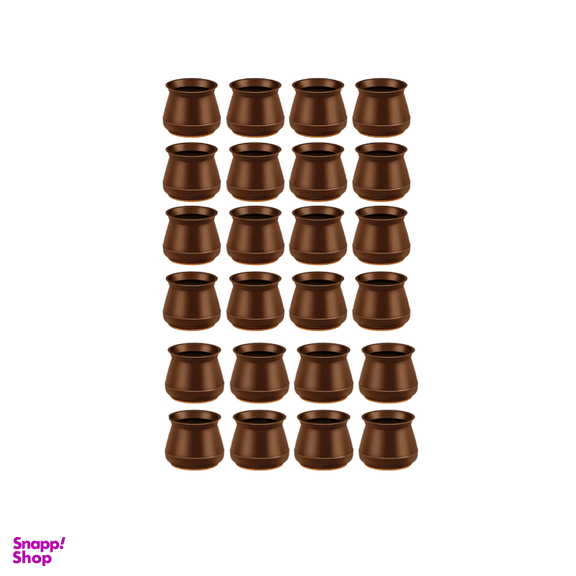 زیر پایه صندلی سیلیکونی مدل نمد دار بسته 24 عددی