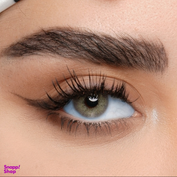 لنز فصلی بیوتی کد ACQA31 شماره 15 رنگ طوسی عسلی بدون دور