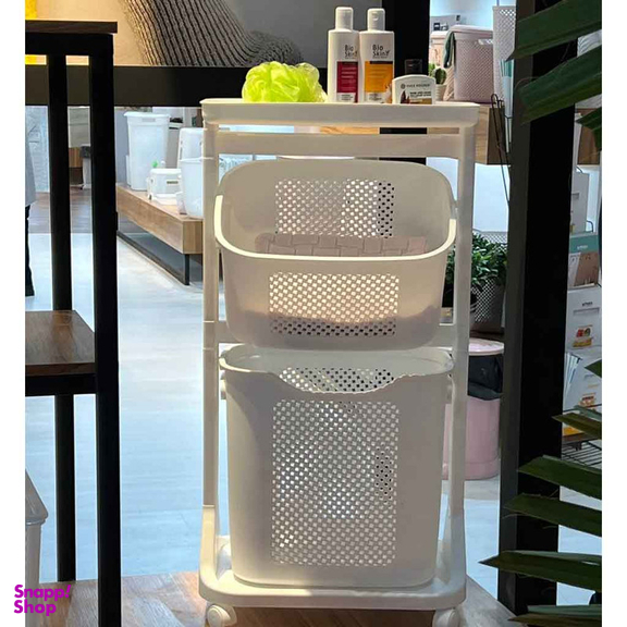 سبد رخت چرک لیمون مدل 2 طبقه کد RM48