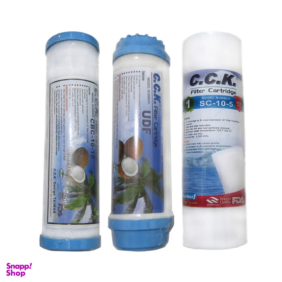 فیلتر تصفیه آب مدل سی سی کا کد 021 بسته 3 عددی