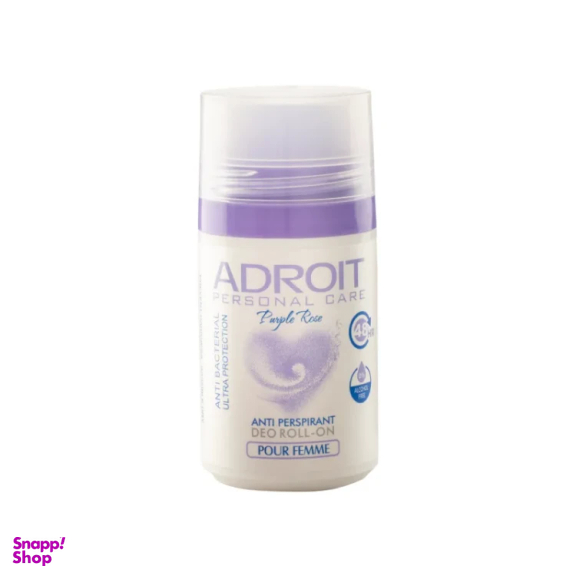 ست اسپری و رول ضد تعریق زنانه آدرویت مدل Purple Rose مجموعه 2 عددی