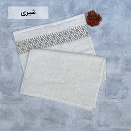 حوله دستی هیرو طرح لاین سایز 40×78 سانتی متر