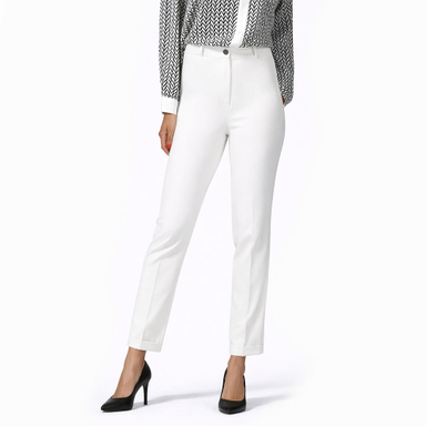 شلوار زنانه برنس مدل ایپک رنگ سفید