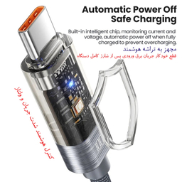 کابل Type-C توکی مدل 100W TQ-X38C2 طول 1 متر